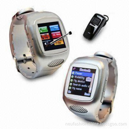 2012 Touchscreen Watch Phone with Built-in Bluetooth, Supports T-Flash Card Up to 32GB Memory